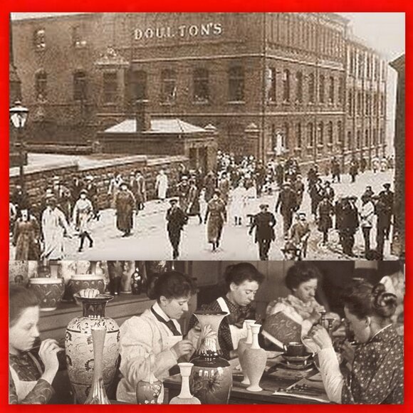 Royal Doulton 'Strolling' Hand Made & Hand Painted 14-inch Porcelain Figurine! - Picture 12 of 16